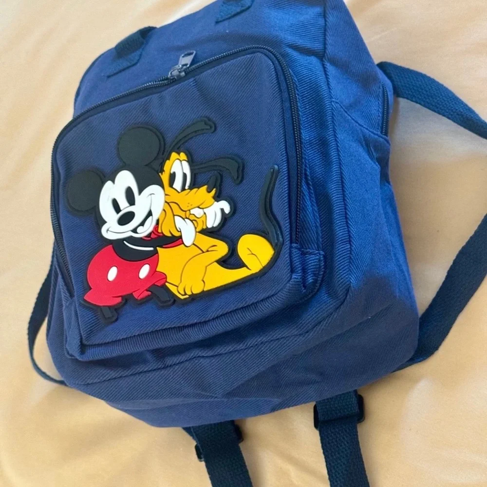 Disney Navy Blue Mickey Mouse Kids Backpack